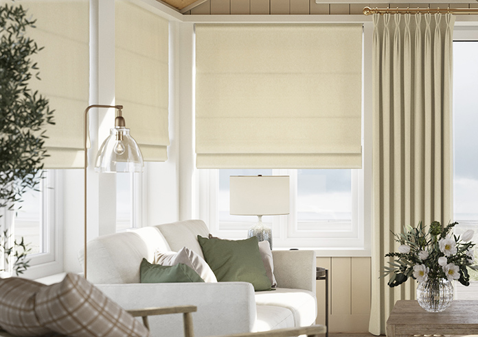 Harris, Rich Cream - Roman Blind - Image 3
